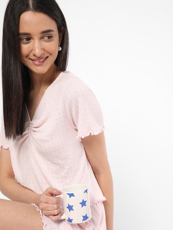 R&B Women Pink Pyjama Sets