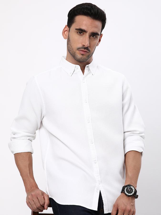 R&B Men's Textured Smart Casual Shirt image number 0