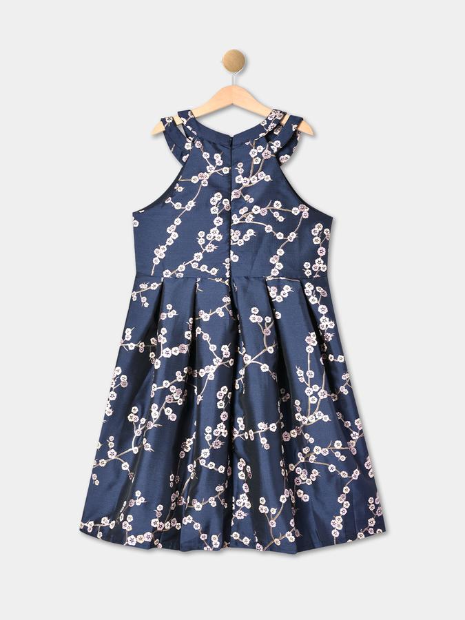 R&B Girl's Jacquard Partywear Dress image number 1