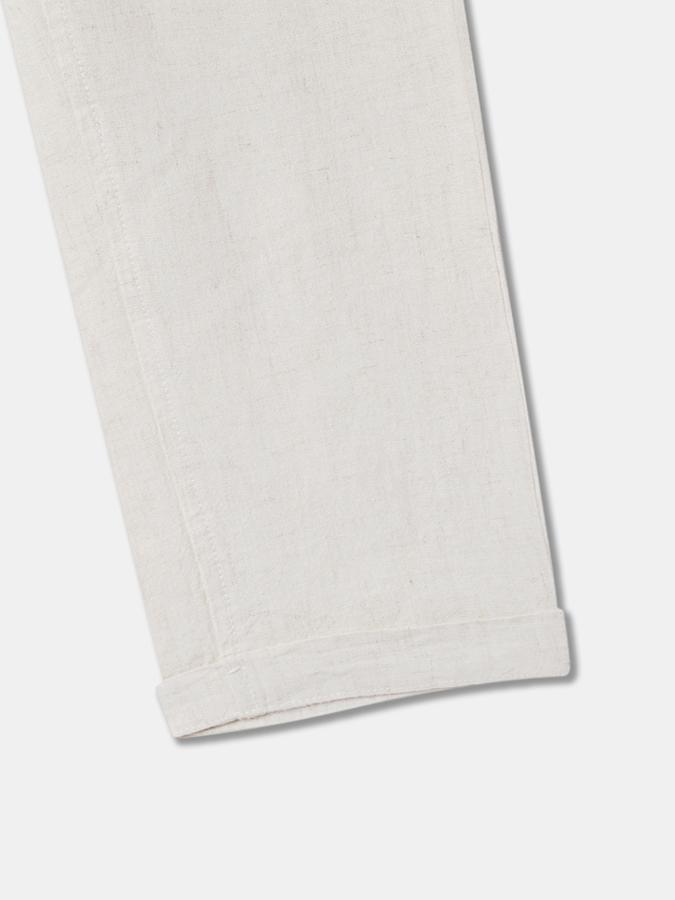 Boys Blend Straight Fit Button Waist Clean Hem Trousers