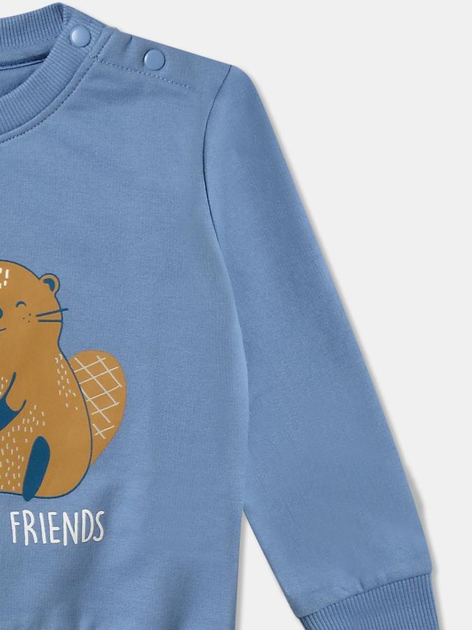 Full Sleeve Graphic Print Baby Boys Sweatshirt image number 2