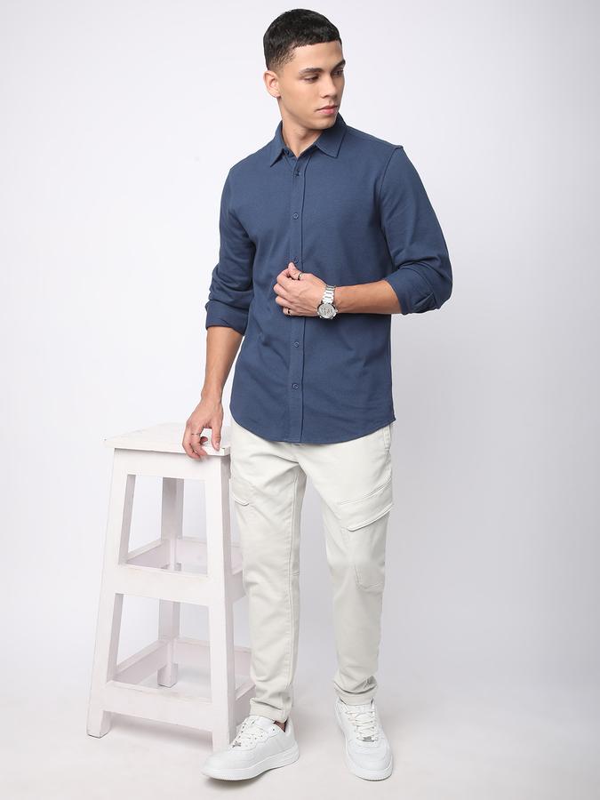 R&B Men Solid Casual Shirt image number 1