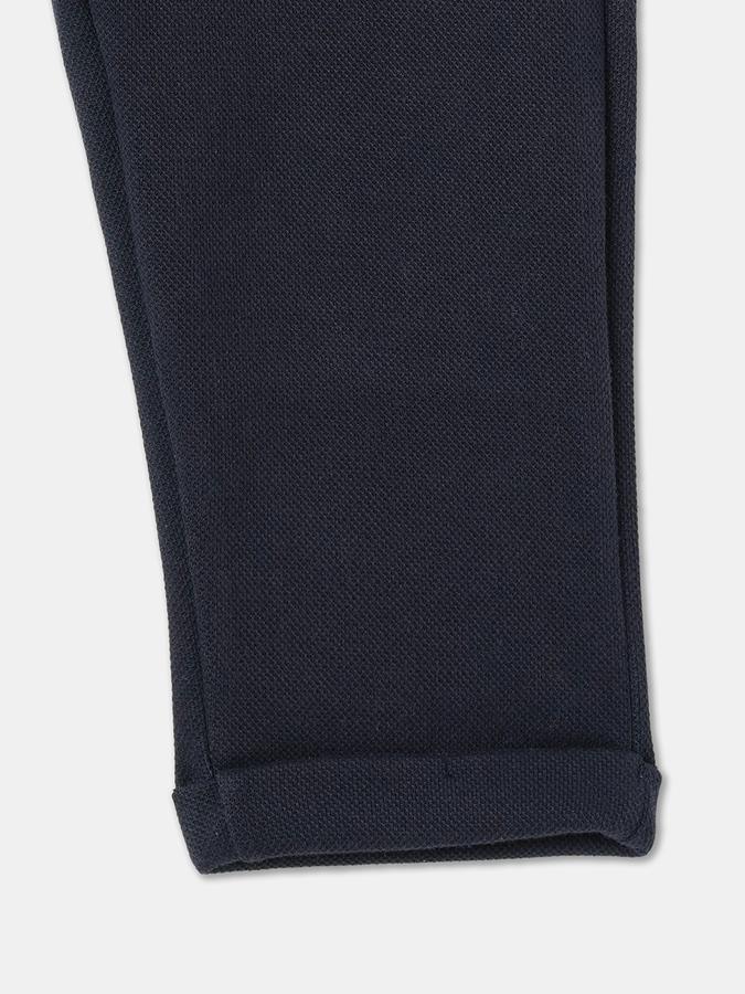 Boys Straight Track Pants with Elasticated Drawstring Waist image number 3