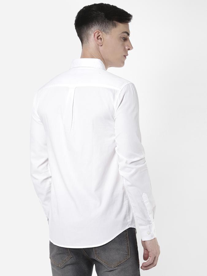 R&B Men White Casual Shirts image number 2