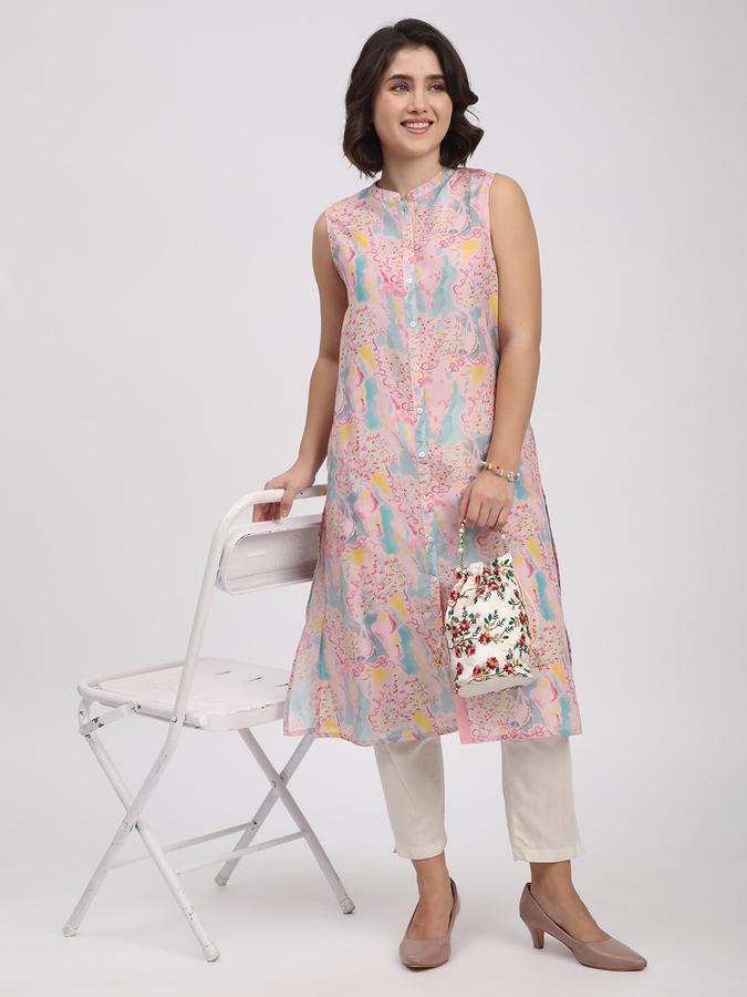 R&B Women Printed Straight Kurta image number 1
