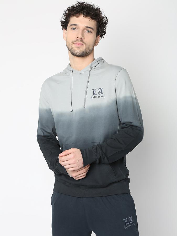 Men Ombre-Print Regular Fit Hoodie image number 0