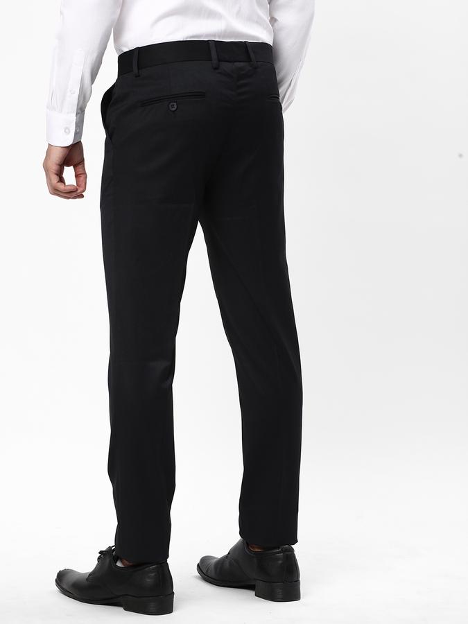 R&B Men Blue Casual Trousers image number 2