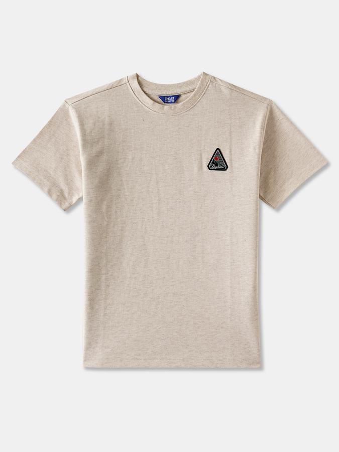 Boys Cotton Relaxed Fit Crew Neck Graphic T-shirt