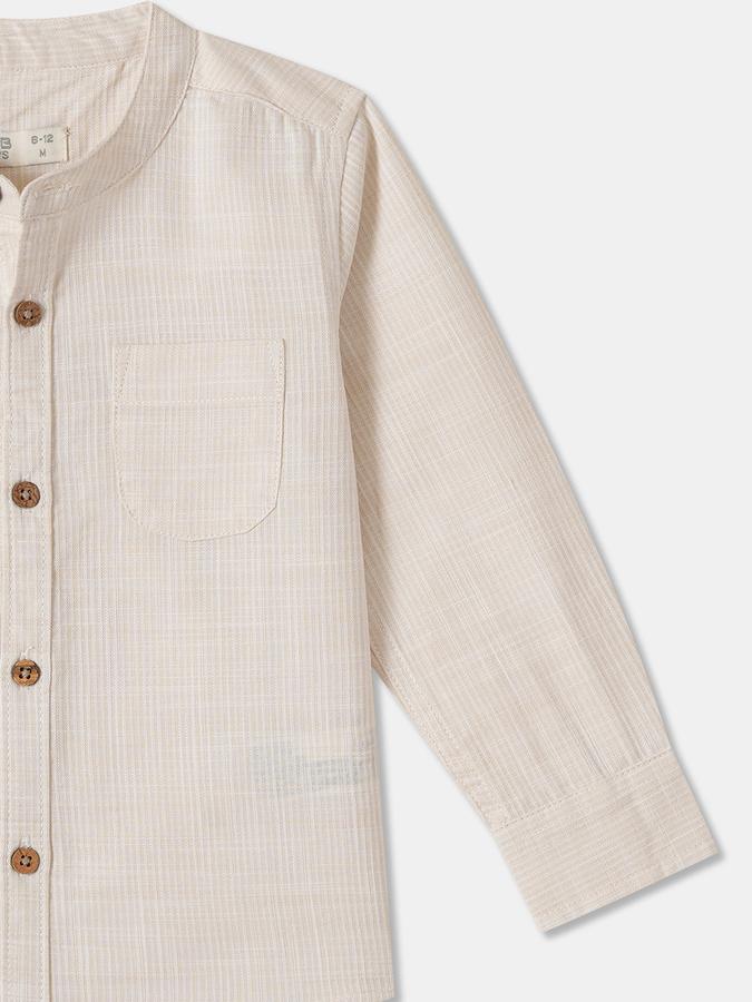 R&B Baby Boys Solid Casual Shirt  image number 2