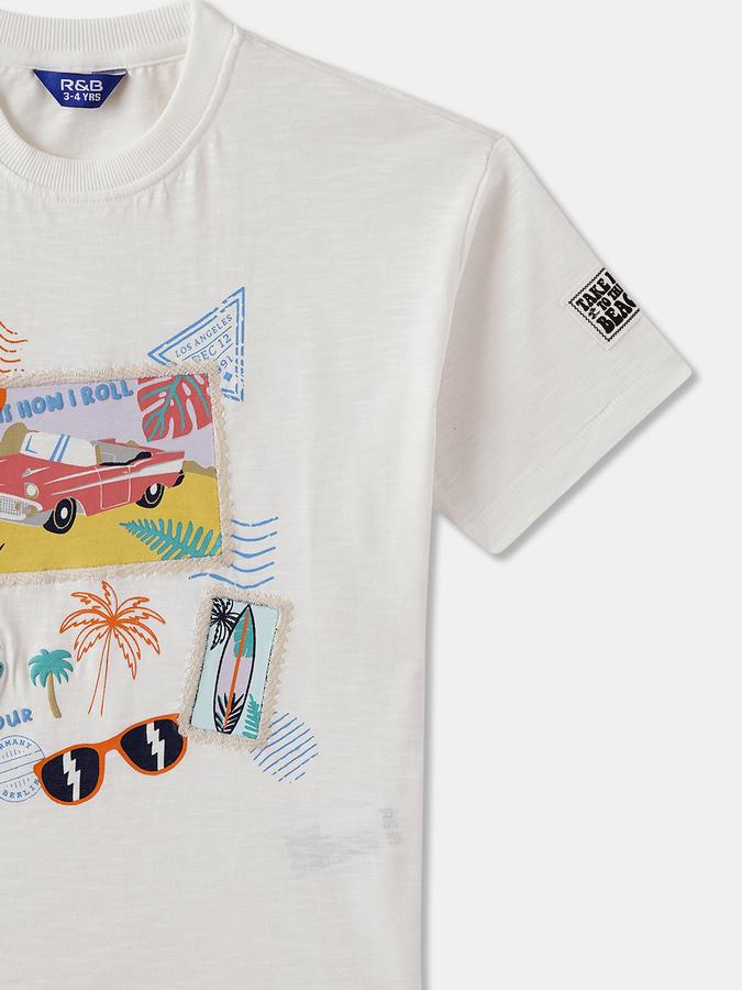 Boys Regular Fit Short Sleeve Crew Neck T-Shirt