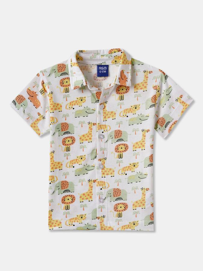 Baby Boys Printed Casual Shirt