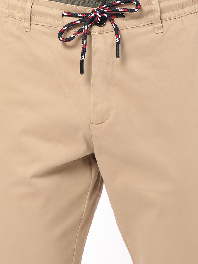 R&B Men Khaki Trousers image number 3