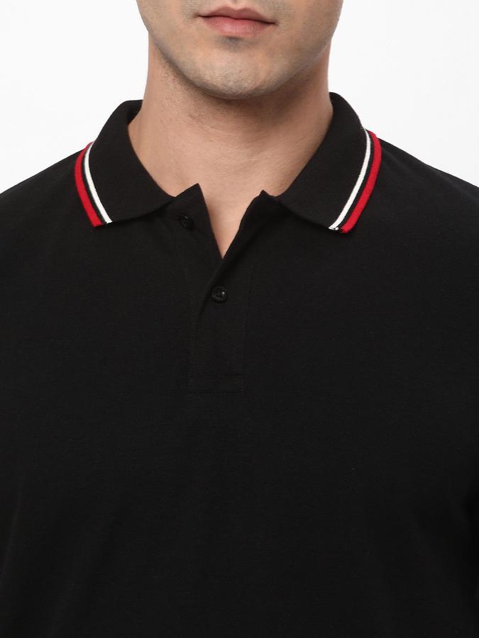 Men Regular Fit Polo T-Shirt image number 3