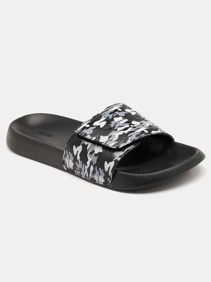 R&B Men Printed Sliders With Velcro image number 2