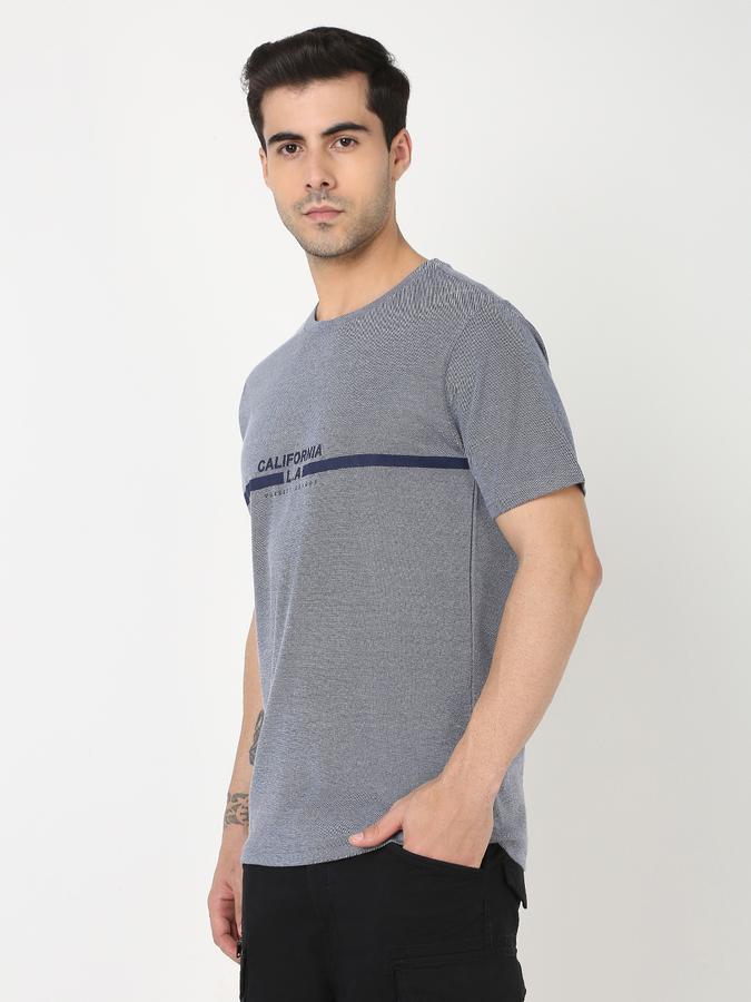 Men Typographic Print Regular Fit T-Shirt image number 1