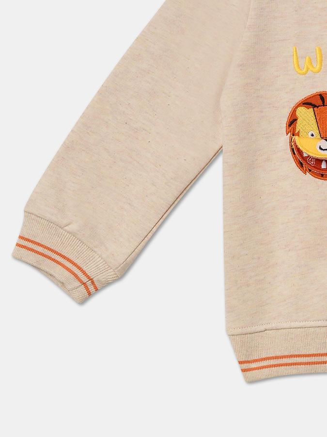 Boys Relaxed Fit Full Sleeve Crew Neck SweaT-Shirt