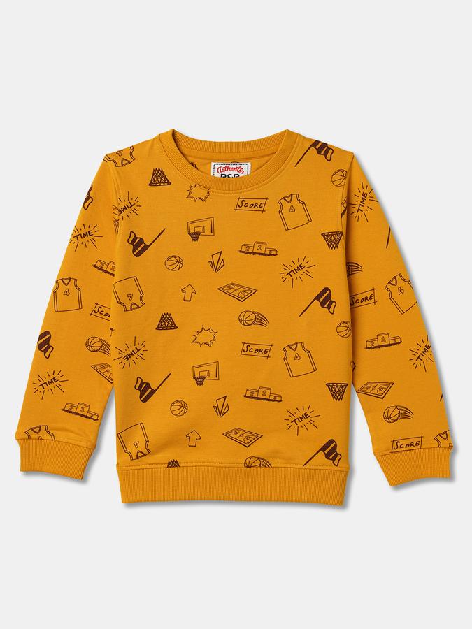 Full Sleeve Graphic Print Boys Sweatshirt 