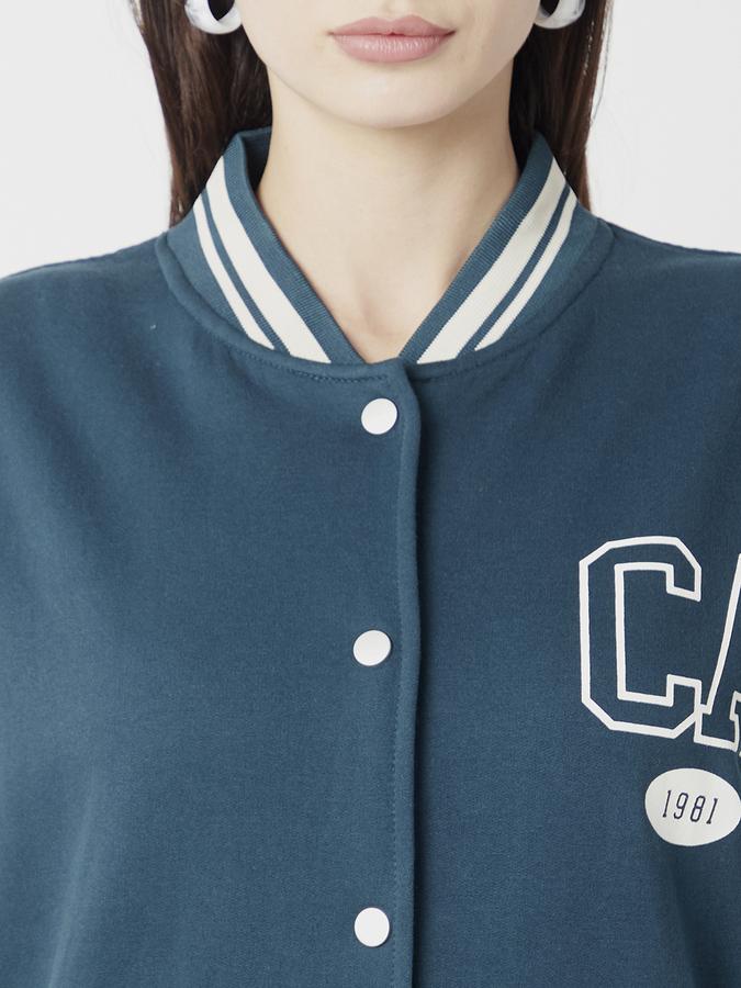 Full Sleeve Solid Women Jacket image number 3