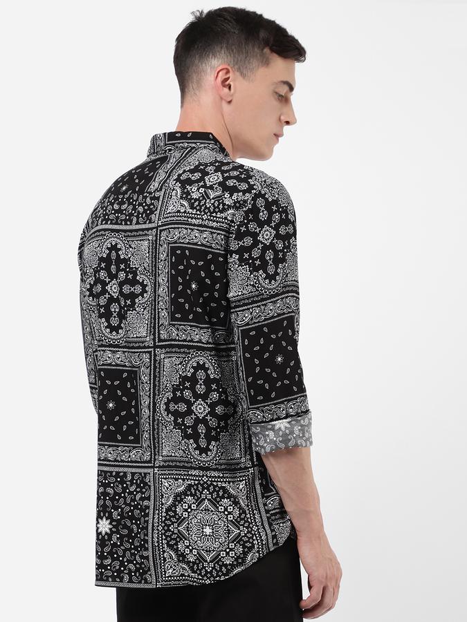 R&B Black Men Casual Shirts image number 2