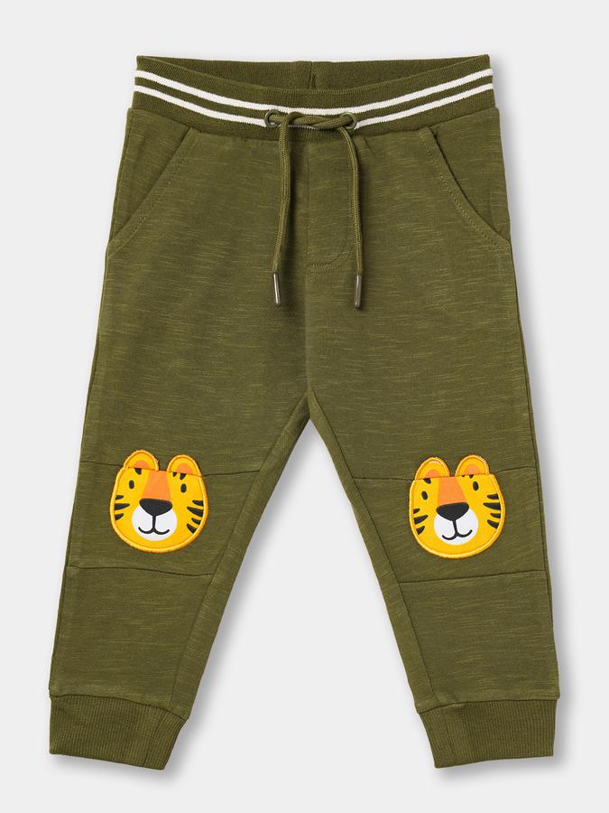R&B Boys Olive Track Pant & Joggers image number 0