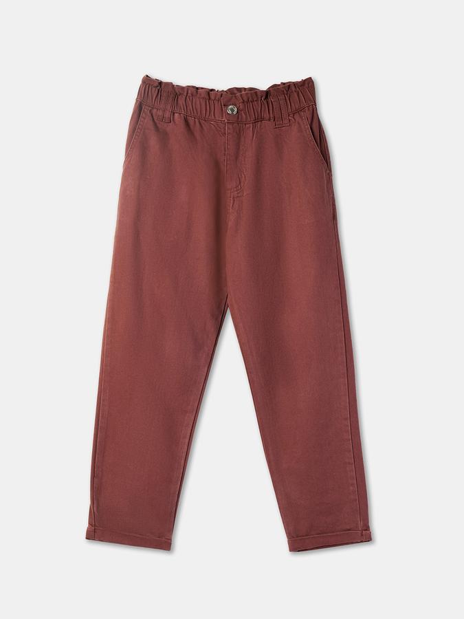 Girls Straight Fit Pleated Pants  image number 0
