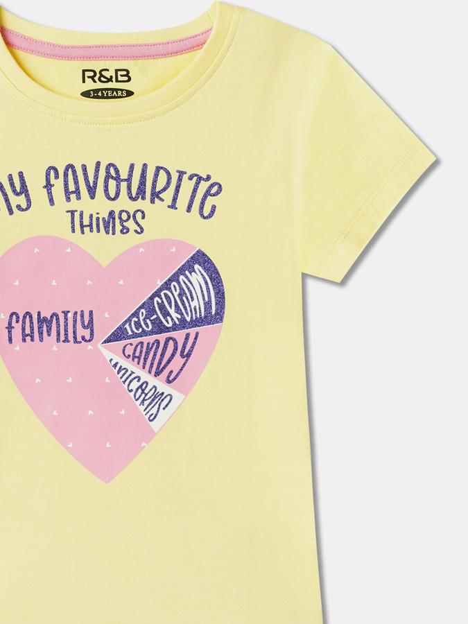 Women Typographic Print Regular Fit T-Shirt image number 2