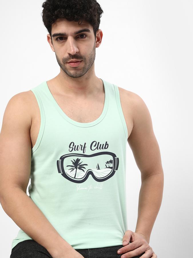 R&B Men Green Tanks