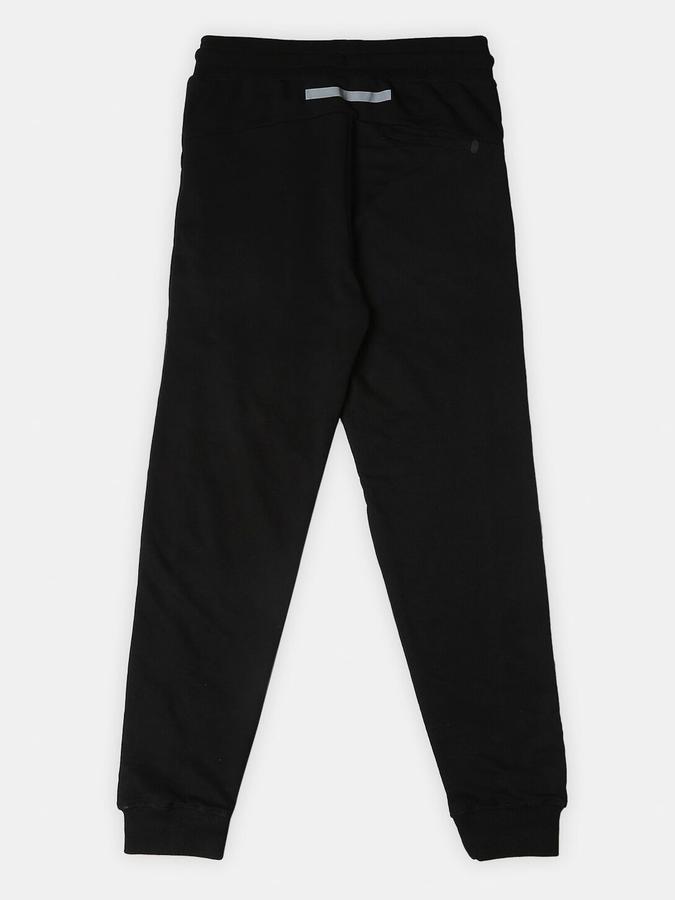 R&B Boys Green &amp; Black Graphic Printed T-shirt with Joggers