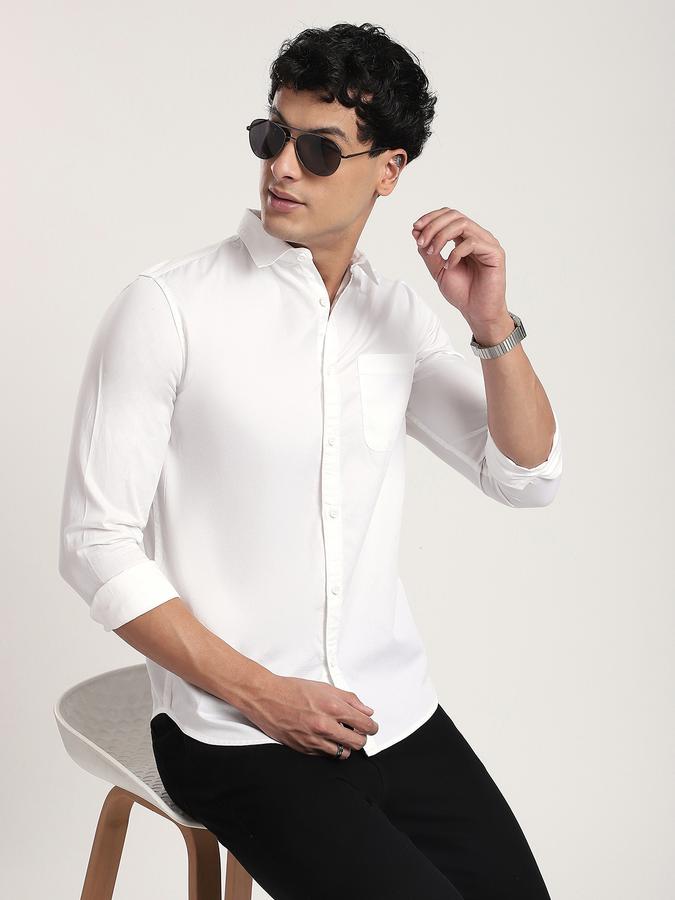 R&B Men's White Shirt