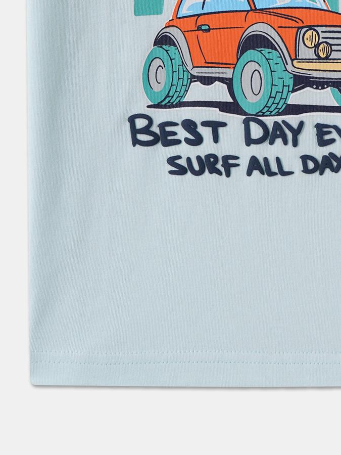 Boys Regular Fit Short Sleeve Crew Neck T-Shirt