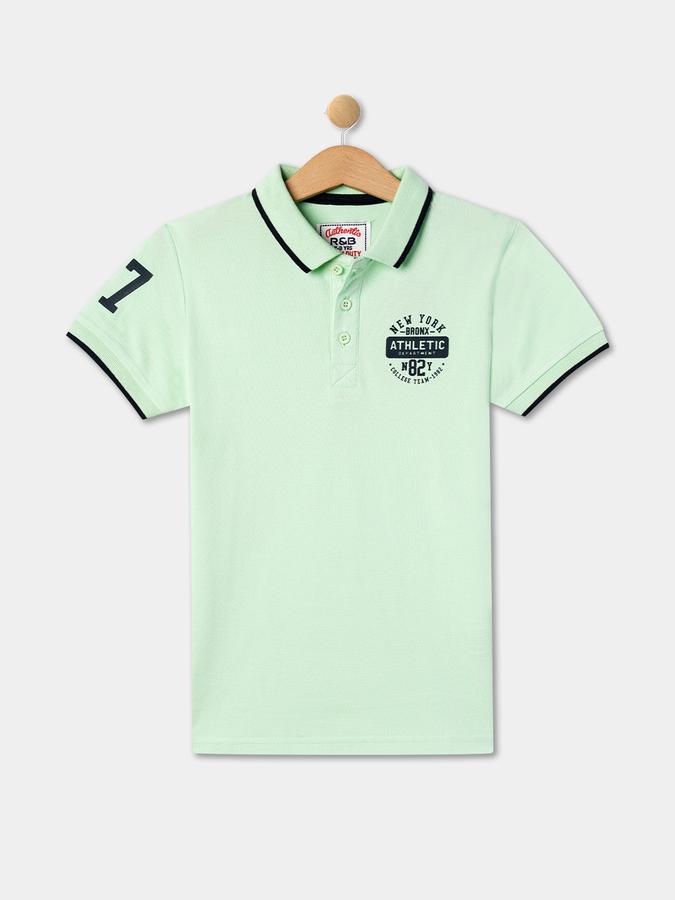 R&B Boy's Solid Polo image number 0