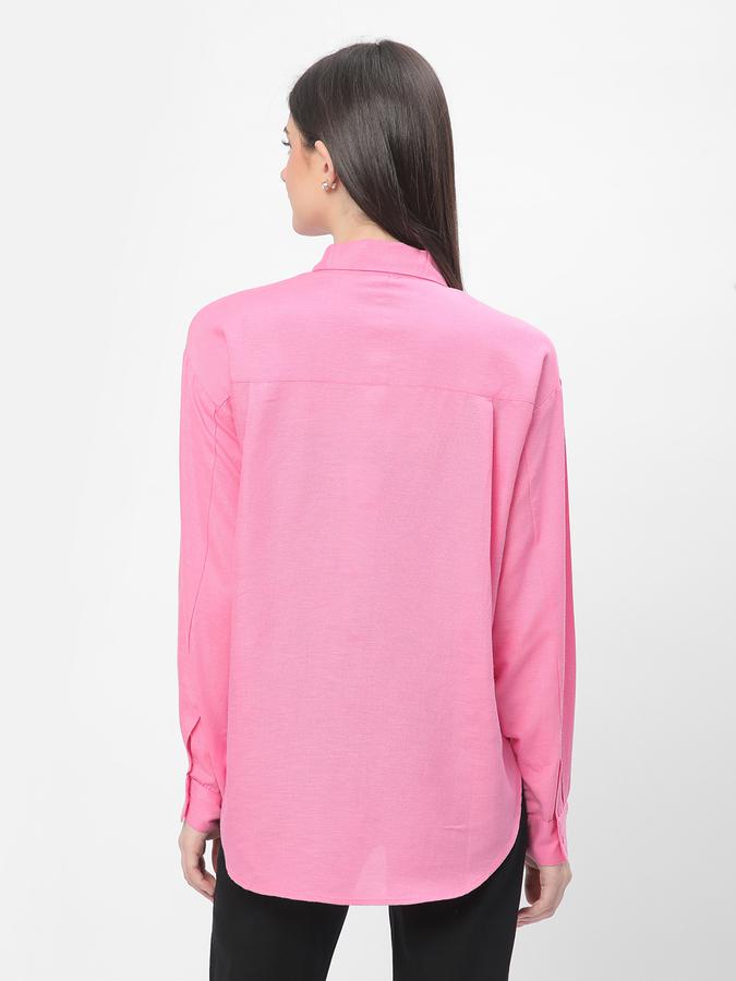 R&B Women's Solid Linen Shirt image number 2