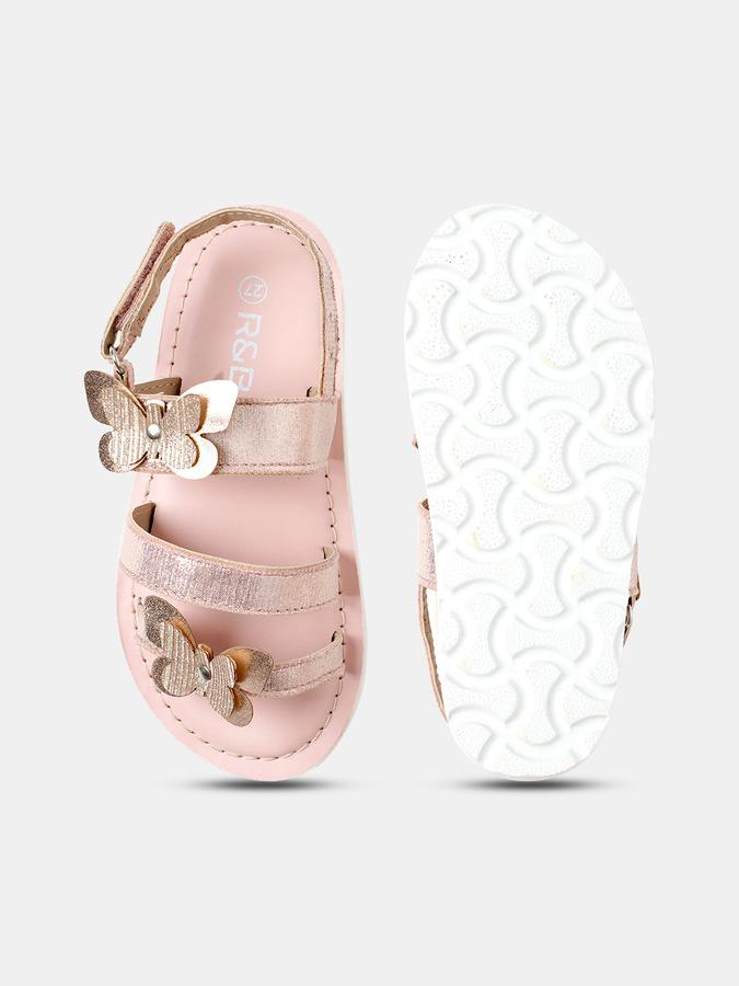 R&B Girls Pink Sandals image number 3