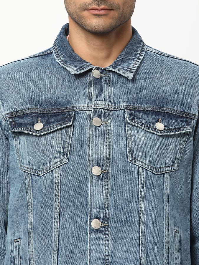 R&B Men's Denim Jacket image number 3