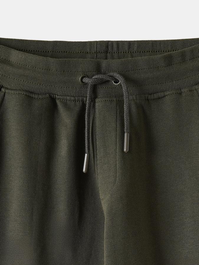 Boys Cotton Tapered Fit Drawstring Waist Cargo Joggers