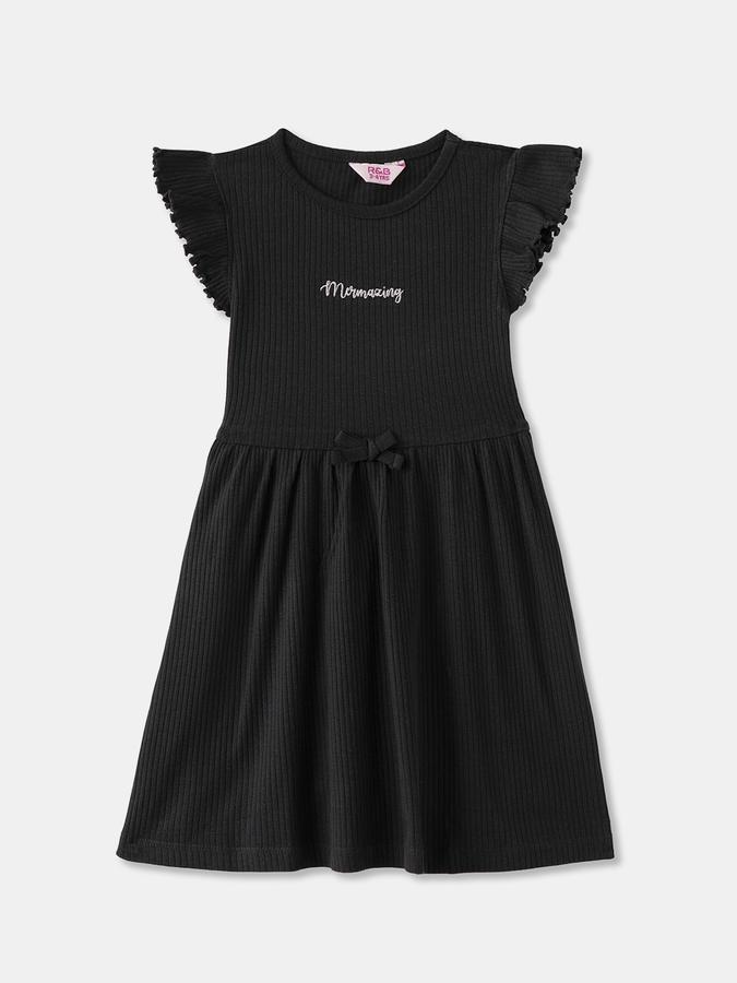 Girls Solid Dress