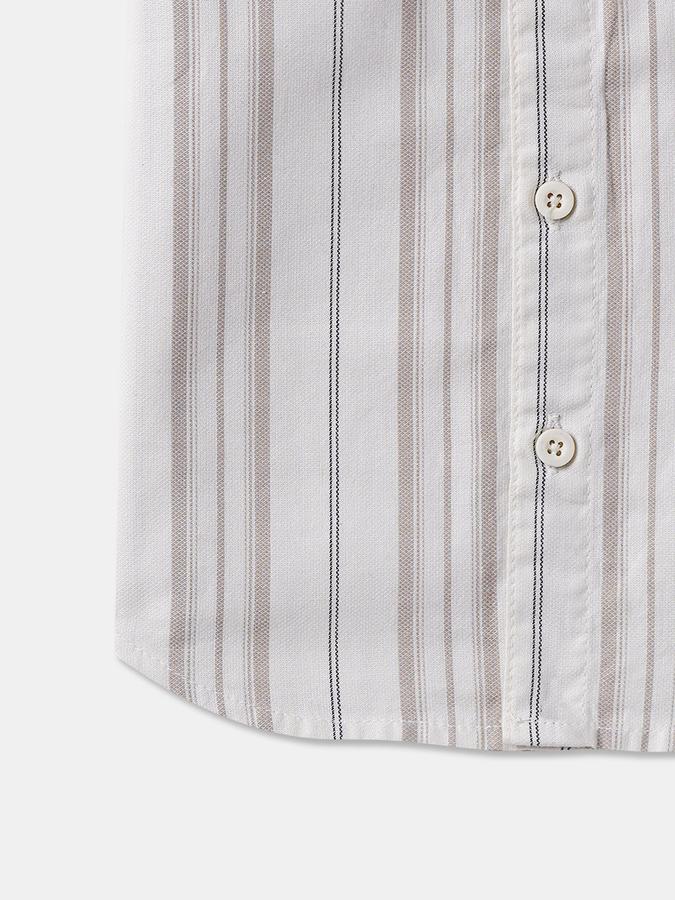 Baby Boys Striped Casual Shirt image number 3