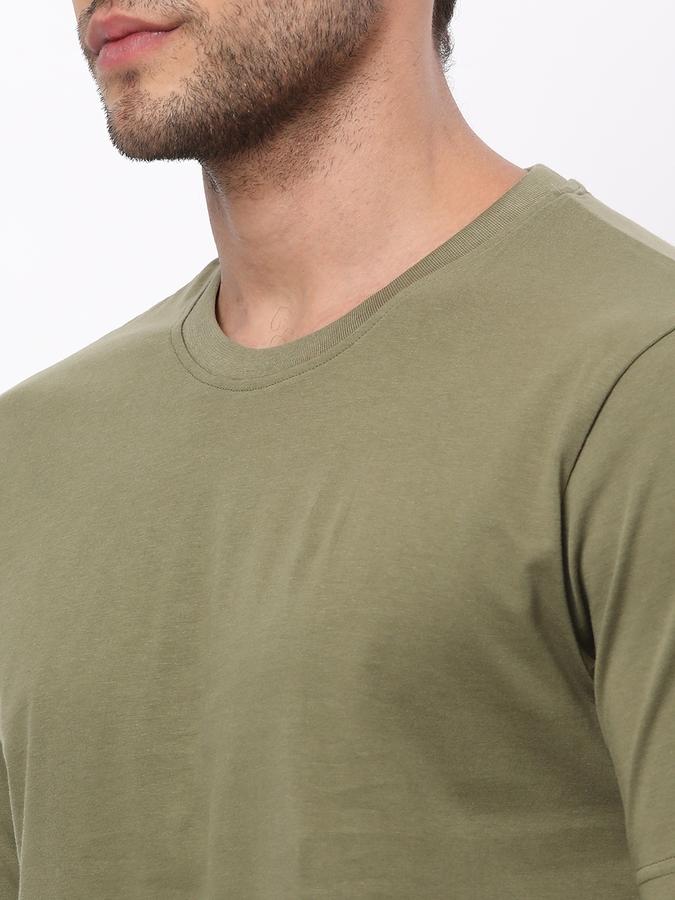 Men Crew-Neck T-Shirt with Short Sleeves image number 3