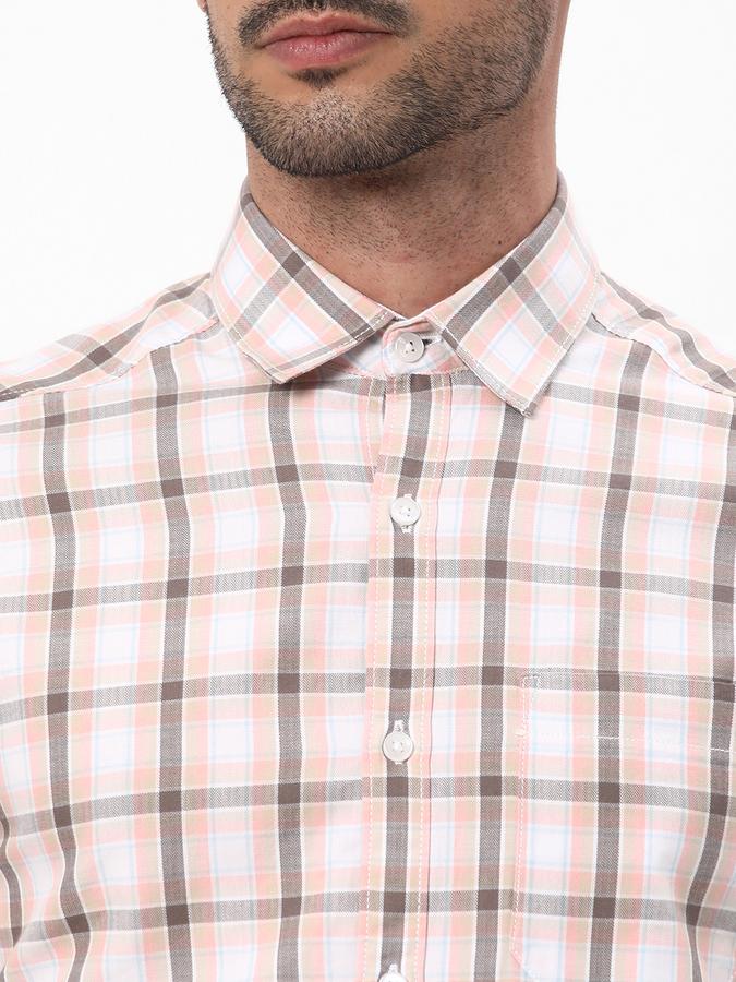 R&B Men's Checks Full Sleeve Shirt image number 3