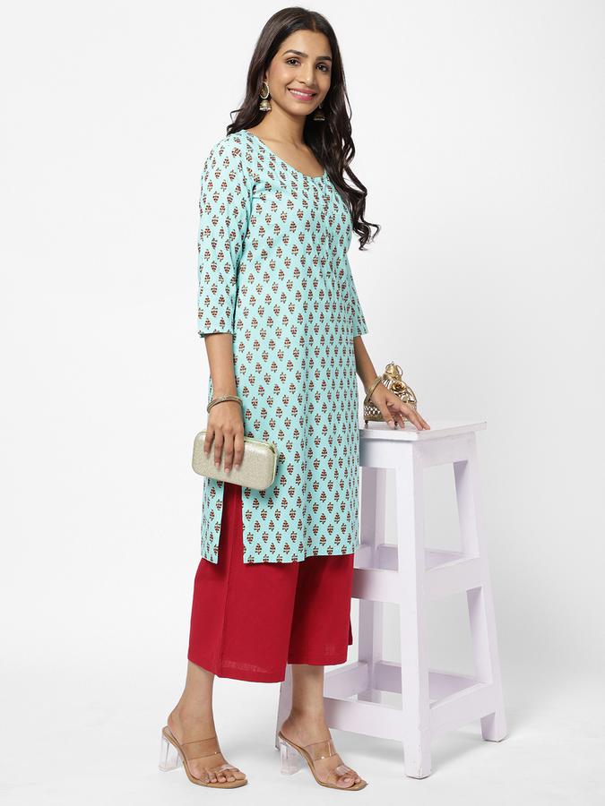 R&B Women Aqua Kurtas image number 1