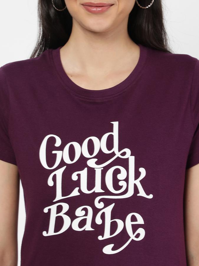 R&B Women Purple T-Shirt image number 3