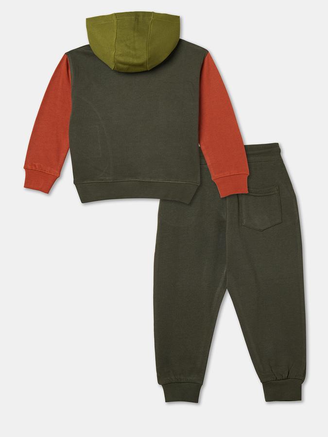 Boys Relaxed Fit Full Sleeve Hooded SweaT-Shirt