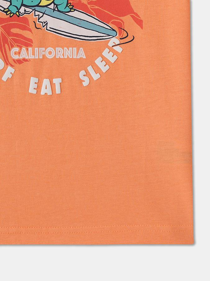 Boys Regular Fit Short Sleeve Crew Neck T-Shirt