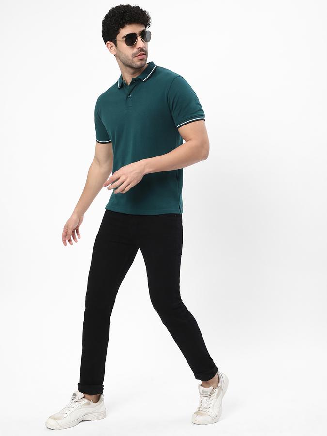 R&B Men's Polo With Contrast Tipping image number 1