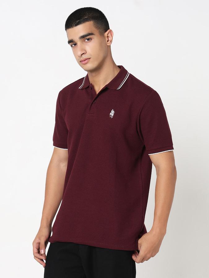 MENS TEXTURE POLO image number 2