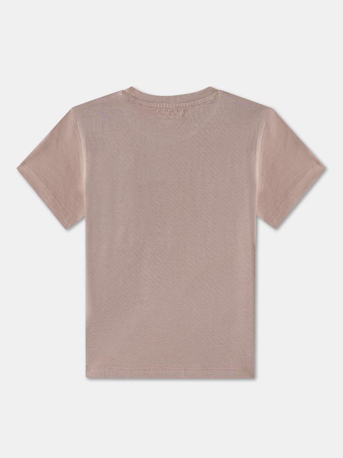 Boys Cotton Regular Fit Crew Neck Graphic T-shirt