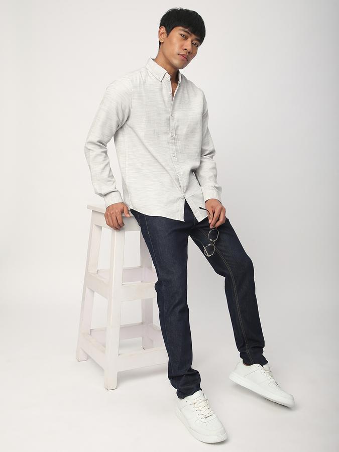 Men Self Design Casual Shirt image number 1