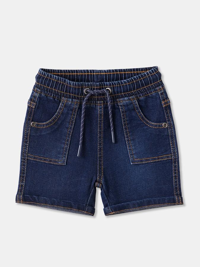 R&B Short For Baby Boys Casual Solid Cotton Blend
