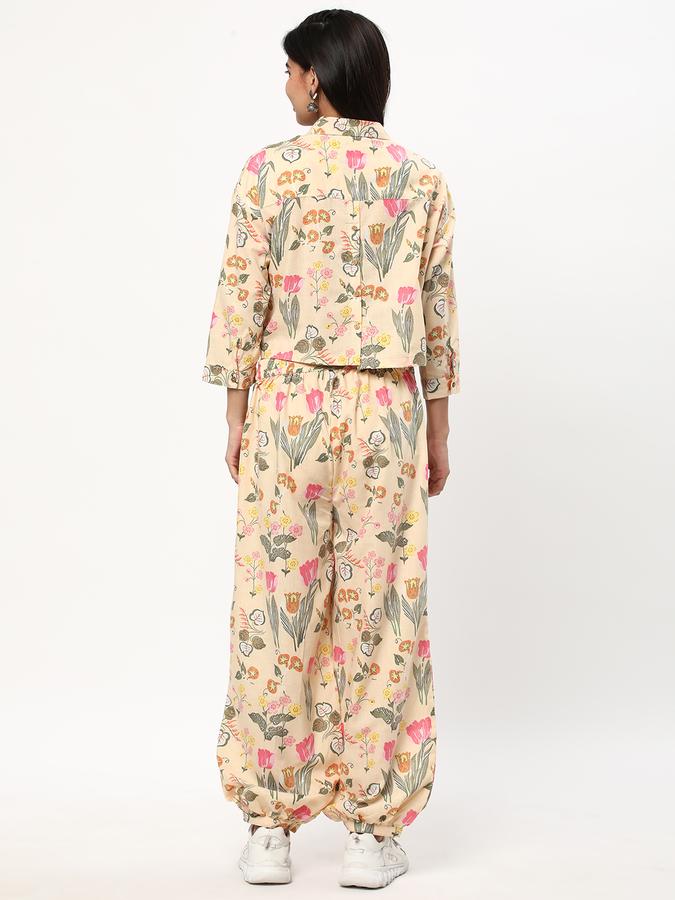 Women Polyester Blend Printed Kurta and Pants Set