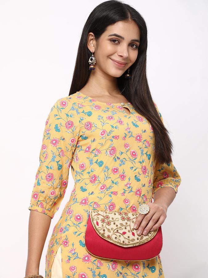 R&B Women Yellow Kurtas